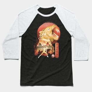 Yellow Ranger Ukiyo e Baseball T-Shirt